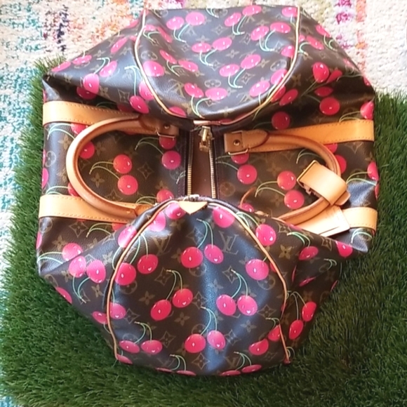 LOUIS VUITTON Speedy 45 Marc Jacobs Carry On Travel LV Cherry Cerises Duffle Bag - Picture 13 of 16